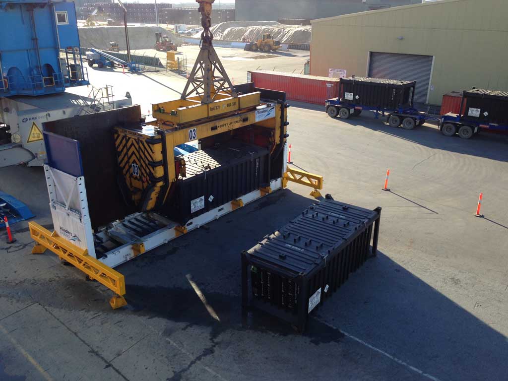 Container tippling forges on at Port Adelaide – Australian Bulk Handling Review Jan-Feb 2014