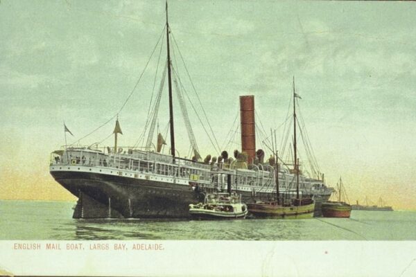 Largs Bay Mail Boat 1908